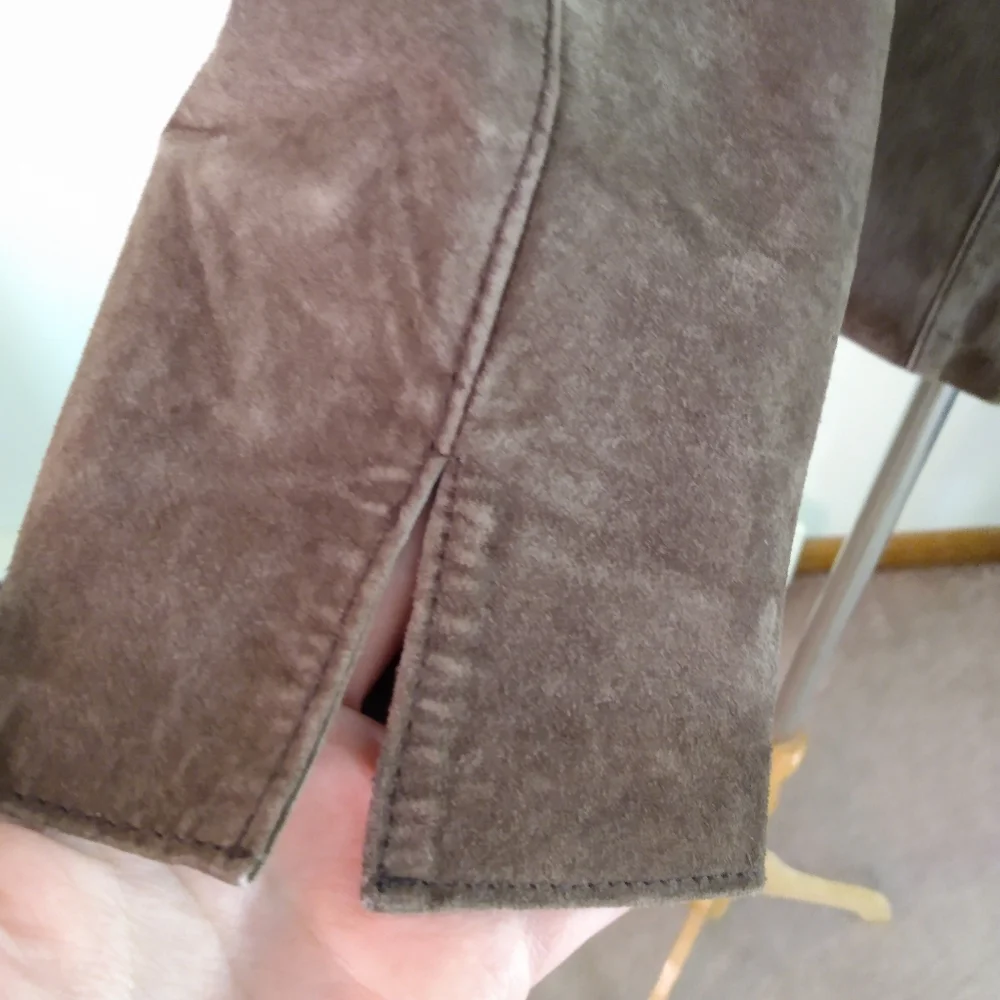 Spiegel Suede Leather Blazer, M - Picture 4 of 9